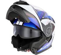 Acerbis Serel Graphic Casco, bianco-turchese-blu, taglia L per maschi