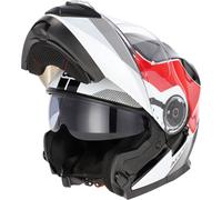 Acerbis Serel, casco flip up M male Bianco/Nero/Rosso