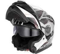 Acerbis Serel, casco flip up XS male Nero/Grigio/Rosso