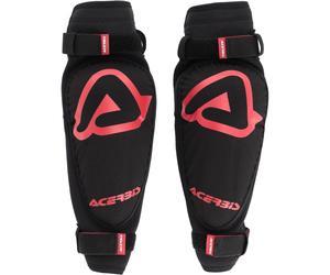 Acerbis Soft Logo Protectori dei Gomiti dei Giovani, rosso per bambini