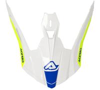 Acerbis Steel Carbon, picco male Bianco/Nero