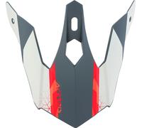 Acerbis Steel Junior/Eclipse, visiera male Grigio Chiaro/Grigio/Rosso