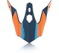 Acerbis Steel Kinder/Eclipse Picco del casco, Arancione/blu, Taglia unica