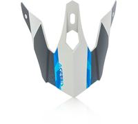 Acerbis Steel Kinder/Eclipse Picco del casco, bianco/grigio/blu, Taglia unica