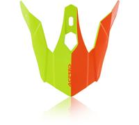 Acerbis Steel Kinder/Eclipse Picco del casco, giallo/arancione, Taglia unica