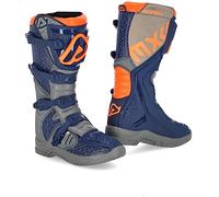 Acerbis X-Team S23, stivali 45 EU male Blu Scuro/Grigio/Arancione