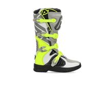 Acerbis Stivali X-Team S23 Motocross Grigio/Giallo Fluo Uomo Taglia 43