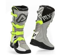 Acerbis Stivali Motocross X-Team S21 Grigio/Giallo Fluo Taglia 45 Uomo