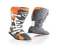 Acerbis Stivali Motocross X-Race Grigio-Arancione Taglia 44 Uomo