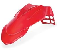 Acerbis Supermoto Parafango anteriore, rosso, Taglia unica