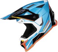 Acerbis T711 Casco da motocross, Azzurro chiaro, Taglia M (57/58)