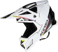 Acerbis T711 Casco da motocross, nero-bianco, taglia XL per maschi
