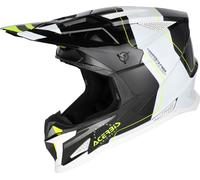 Acerbis T711, casco da motocross XL female Nero/Bianco/Giallo Fluo