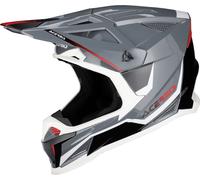 Acerbis T711 Casco da motocross, grigio-bianco, taglia XS per maschi