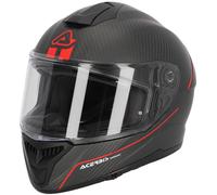 Acerbis Tarmak 2024 Casco, nero opaco/rosso, Taglia XL (61/62)