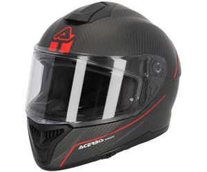 Acerbis Tarmak 2024 Casco, nero opaco/rosso, Taglia XXL (63/64)