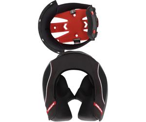 Acerbis Tarmak/Krapon, fodere/guance S male Nero/Rosso
