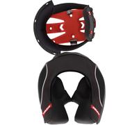 Acerbis Tarmak/Krapon, fodere/guance XXL male Nero/Rosso