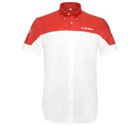 Acerbis Team camicia, bianco-rosso, taglia 3XL per maschi