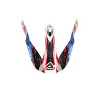 ACERBIS VISIERA CASCO LINEAR BIANCO/BLU/ROSSO 0024506.034