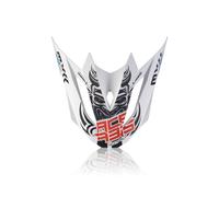 Acerbis Visiera per casco Profile 4 Bianco/Nero/Rosso Maschile
