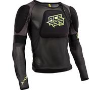 Pettorina BODY ARMOUR X-AIR JACKET LEV 2 Nero Giallo Fluo - ACERBIS - RI: L/XL