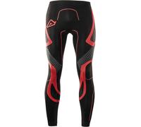 Acerbis X-Body Pant funzionale, nero/rosso, Taglia L/XL