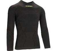 Acerbis X-Body Winter 2.0 Maglia funzionale a maniche lunghe, nero-giallo, taglia L XL per maschi