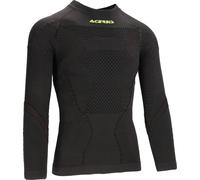 Acerbis X-Body Winter 2.0 Maglia funzionale a maniche lunghe, nero/giallo, Taglia S/M