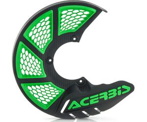 Acerbis X-Brake 2.0, coperchio del disco anteriore male Nero/Verde