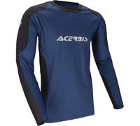 Acerbis X-Duro 3.0 Maglia Motocross, blu/nero, Taglia 3XL