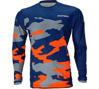 Acerbis X-Duro Winter, maglia M male Blu Scuro/Arancione/Grigio