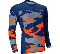 Acerbis X-Duro Winter Maglia Motocross, blu-arancione, taglia M per maschi