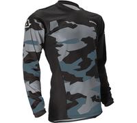 Acerbis X-Duro Winter Maglia Motocross, nero/grigio, Taglia L