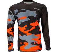 Acerbis X-Duro Winter, maglia S male Nero/Arancione/Grigio
