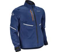 Acerbis X-Duro WP Giacca Motocross, blu/arancione, Taglia S