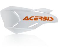 Acerbis X-Factory Conchiglia della Guardia a mano, bianco-arancione