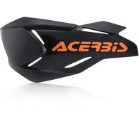 Ricambio coppia plastiche per paramani Acerbis X-Factory Nero Arancio