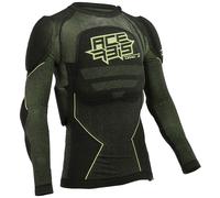 Acerbis X-Fit Future, camicia protettiva XXL male Nero/Giallo Fluo