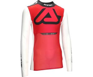 Acerbis X-Flex 2.0 Anaheim Logo Maglia da motocross, bianco-rosso, taglia M per maschi