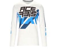 Acerbis X-Flex Three, maglia L male Bianco/Blu