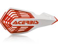 Acerbis X-Future Guardia della mano, bianco/rosso, Taglia unica