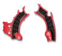 Acerbis x-Grip Telaio Protezioni Argento Nero Per Honda 300 Rx Enduro 2022-2024