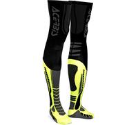 Acerbis X-Leg Pro, calzini L/XL male Nero/Giallo