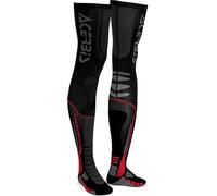 Acerbis X-Leg Pro, calzini L/XL male Nero/Rosso