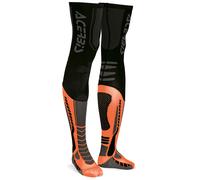 Acerbis X-Leg Pro Calzini, nero-arancione, taglia L XL per maschi