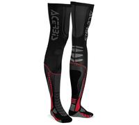 Calze Acerbis X-Leg Pro Nero-Rosso XXL Nero