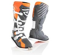 Acerbis X-Race Stivali motocross, grigio-arancione, taglia 47 per maschi