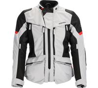 Acerbis X-Rover, giacca tessile impermeabile donna XXL female Nero/Grigio Chiaro/Rosso