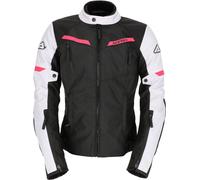Acerbis X-Street, giacca tessile impermeabile donna XS female Nero/Bianco/Fucsia